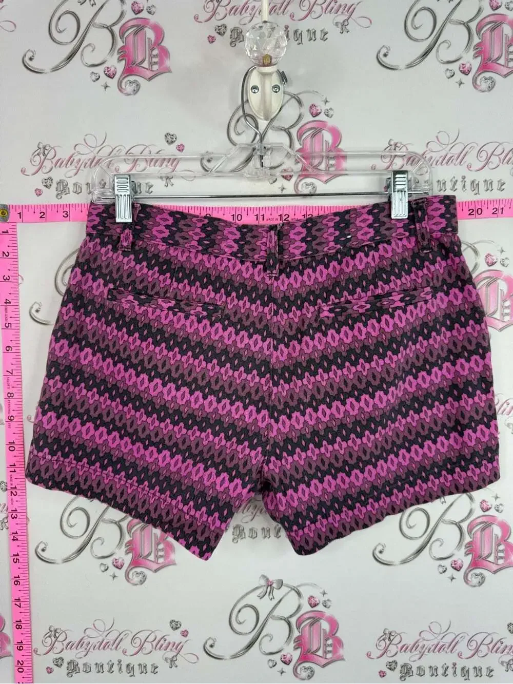 Joe fresh shorts Women's Pink purple Patterned Shorts